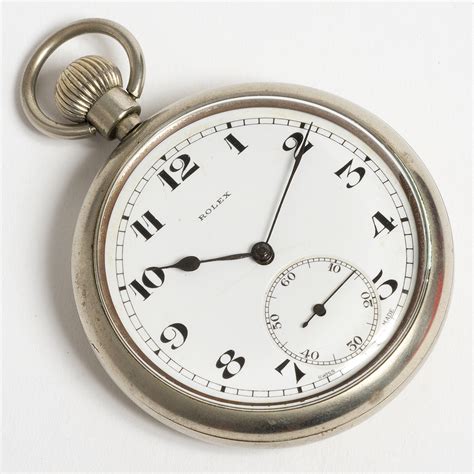 rolex military pocket watch value